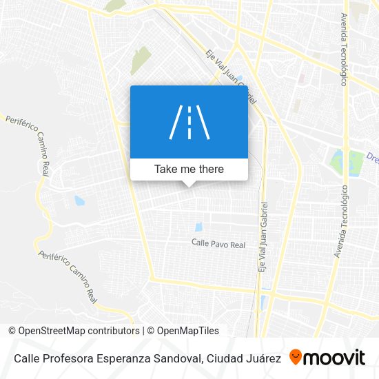 Calle Profesora Esperanza Sandoval map
