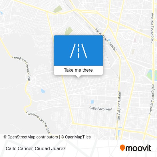 Calle Cáncer map