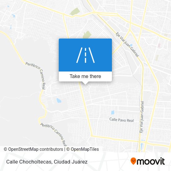 Calle Chocholtecas map