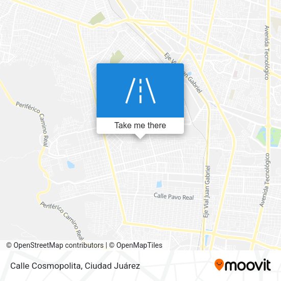 Calle Cosmopolita map
