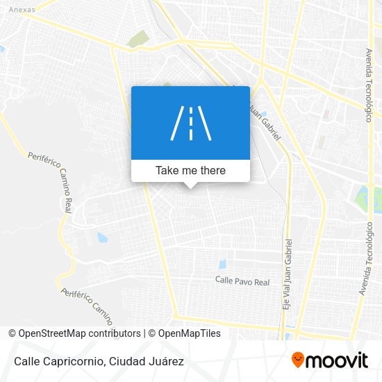 Calle Capricornio map