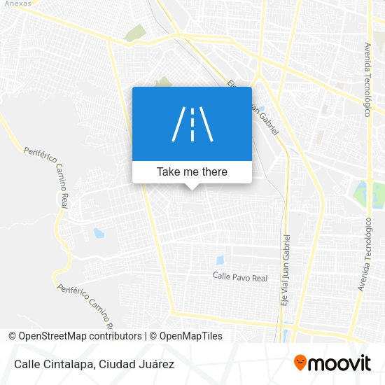 Mapa de Calle Cintalapa