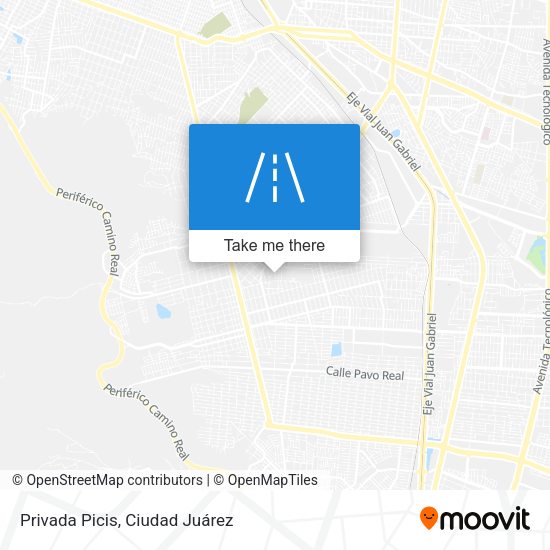Privada Picis map