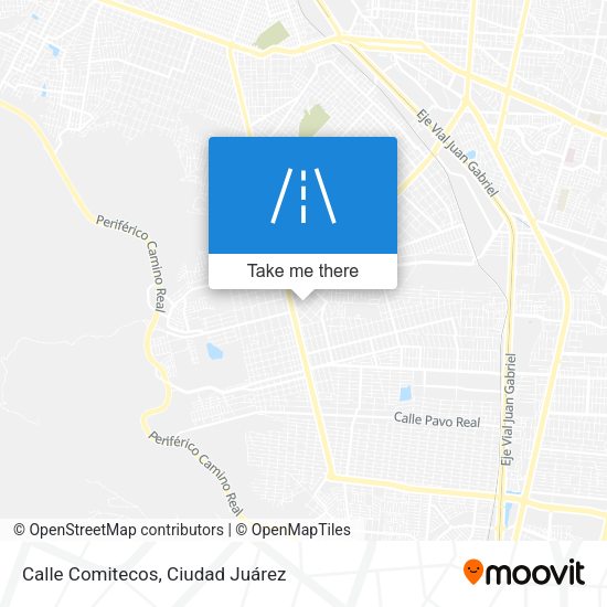 Calle Comitecos map