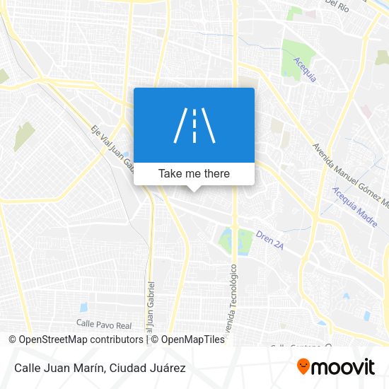 Mapa de Calle Juan Marín