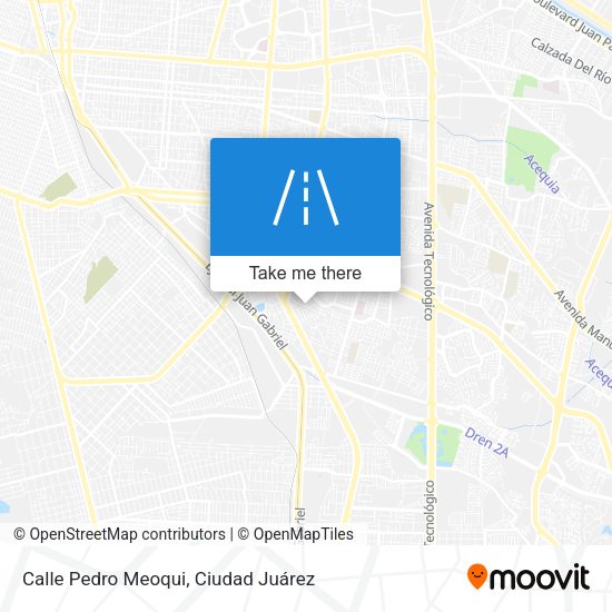 Calle Pedro Meoqui map