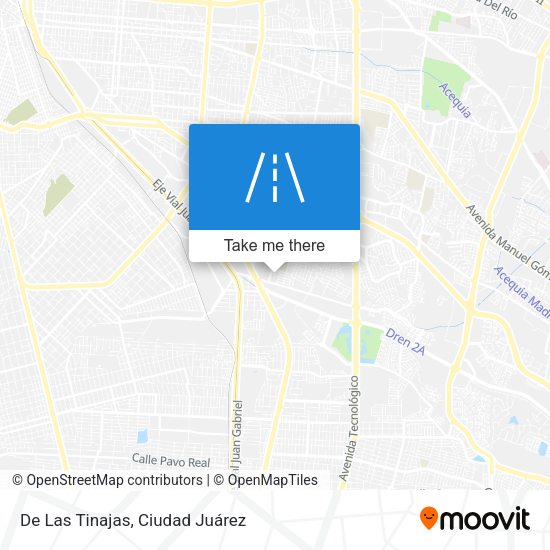 Mapa de De Las Tinajas