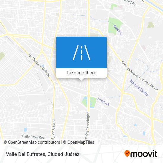 Valle Del Eufrates map