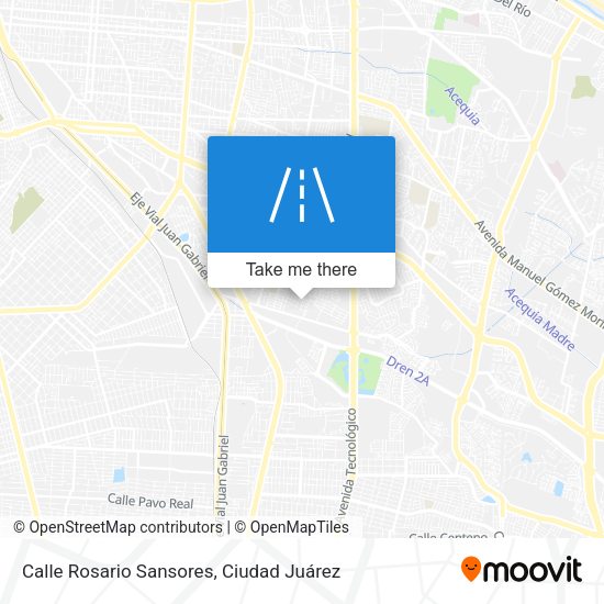 Calle Rosario Sansores map