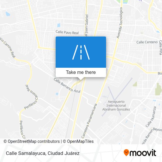 Calle Samalayuca map