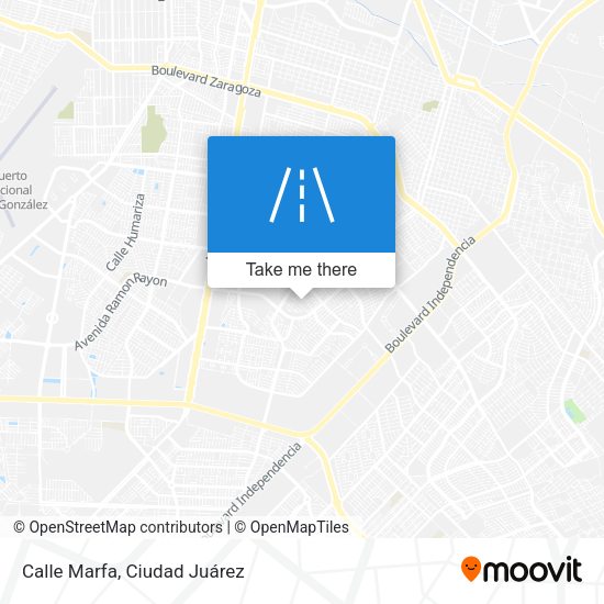 Calle Marfa map