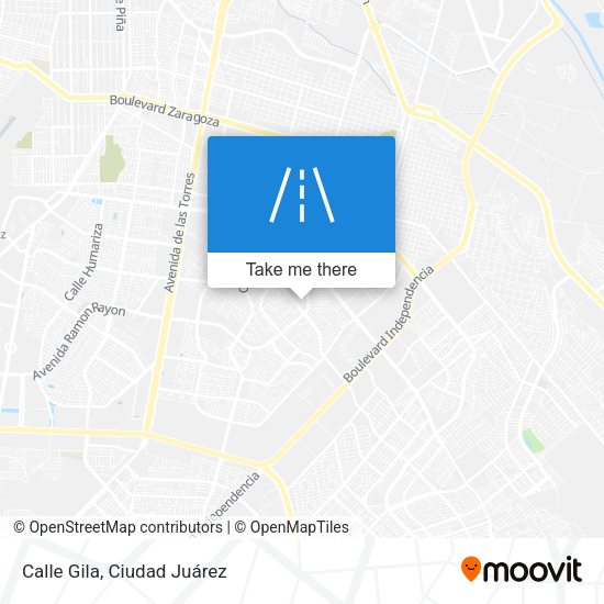 Mapa de Calle Gila