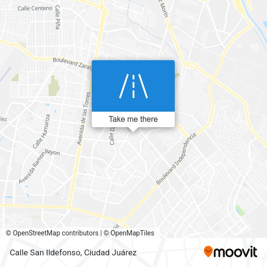 Mapa de Calle San Ildefonso