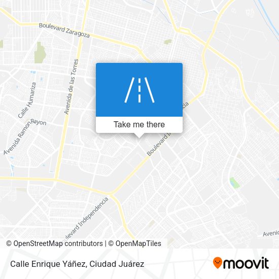 Mapa de Calle Enrique Yáñez