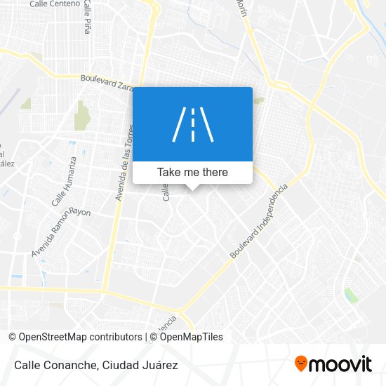 Mapa de Calle Conanche