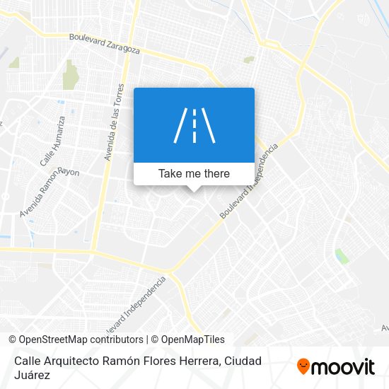 Mapa de Calle Arquitecto Ramón Flores Herrera
