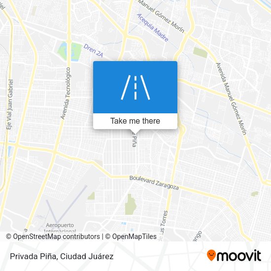 Mapa de Privada Piña