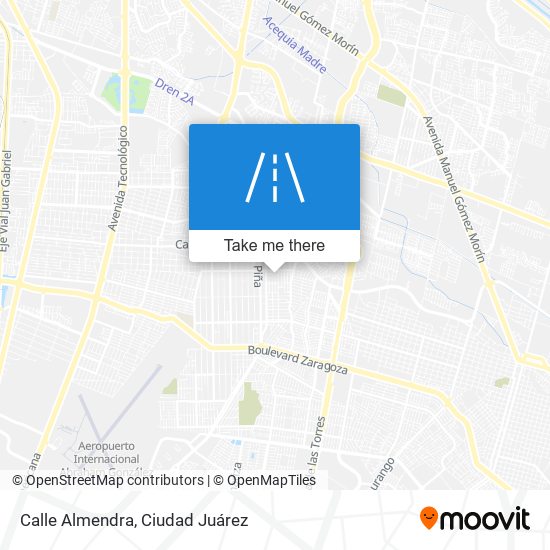 Calle Almendra map