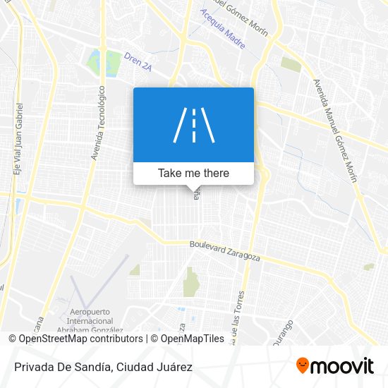 Privada De Sandía map