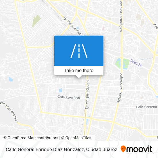 Calle General Enrique Díaz González map