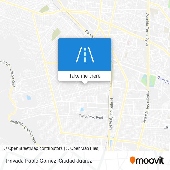 Privada Pablo Gómez map