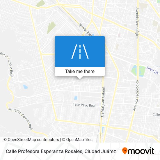 Mapa de Calle Profesora Esperanza Rosales