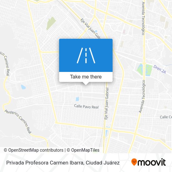 Privada Profesora Carmen Ibarra map
