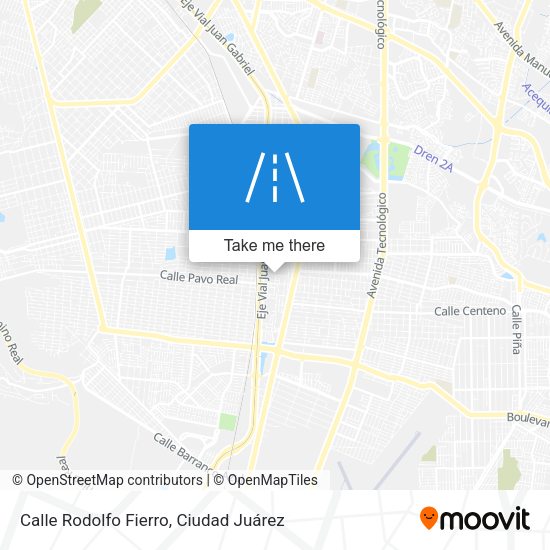 Mapa de Calle Rodolfo Fierro