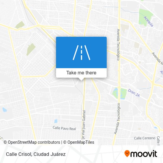 Mapa de Calle Crisol