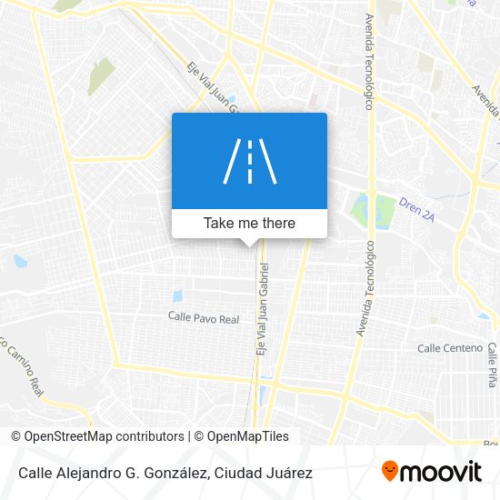 Calle Alejandro G. González map