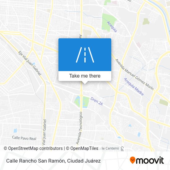 Calle Rancho San Ramón map