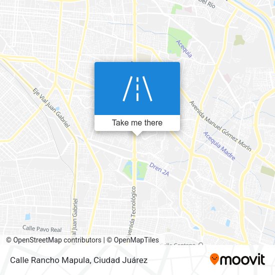 Mapa de Calle Rancho Mapula