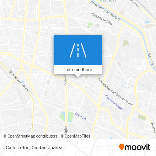 Calle Letus map
