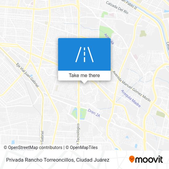 Privada Rancho Torreoncillos map