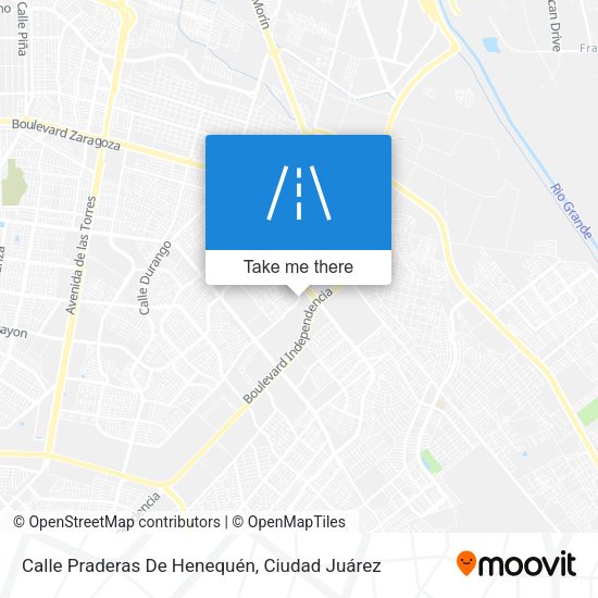 Calle Praderas De Henequén map