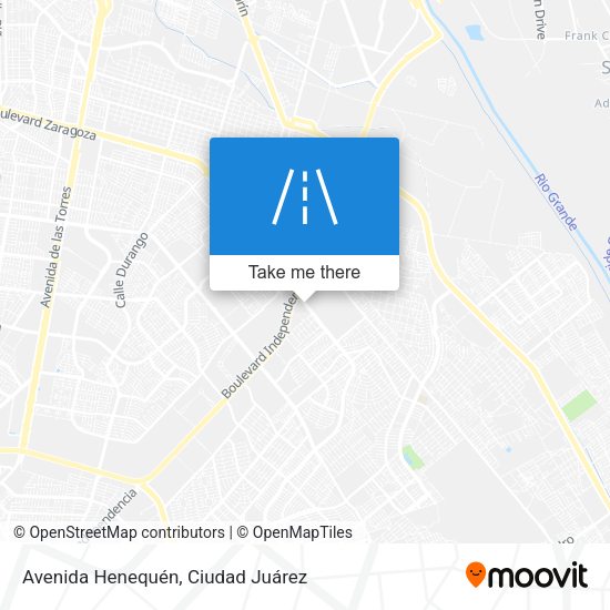 Mapa de Avenida Henequén