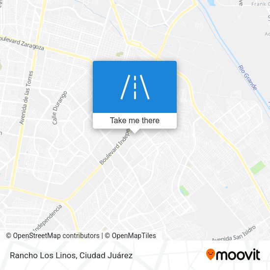 Rancho Los Linos map