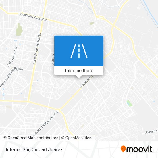 Mapa de Interior Sur
