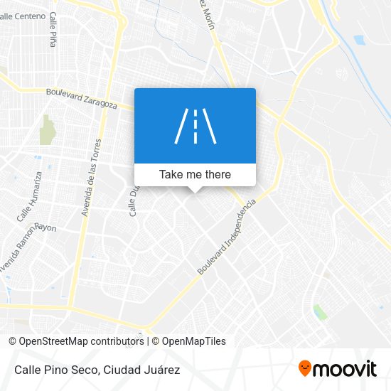 Mapa de Calle Pino Seco