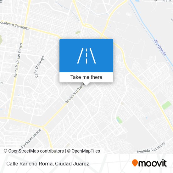 Calle Rancho Roma map