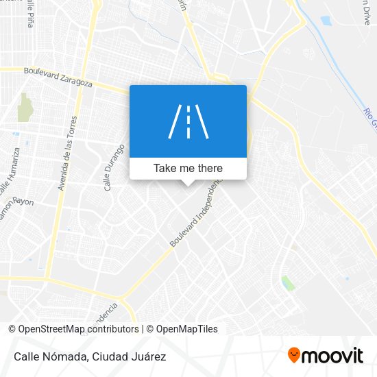 Calle Nómada map