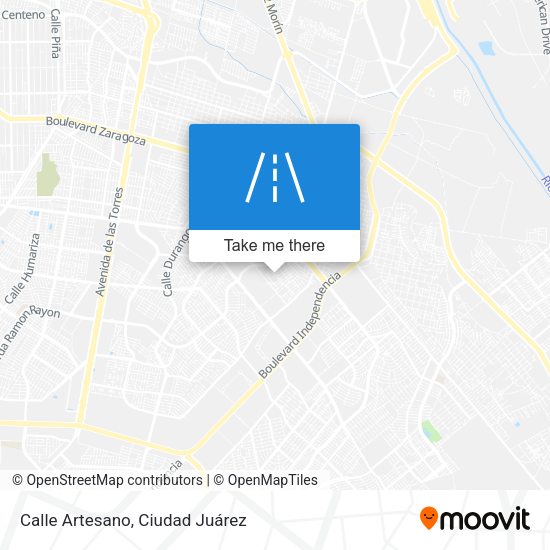 Mapa de Calle Artesano