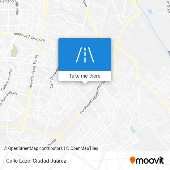 Calle Lazo map