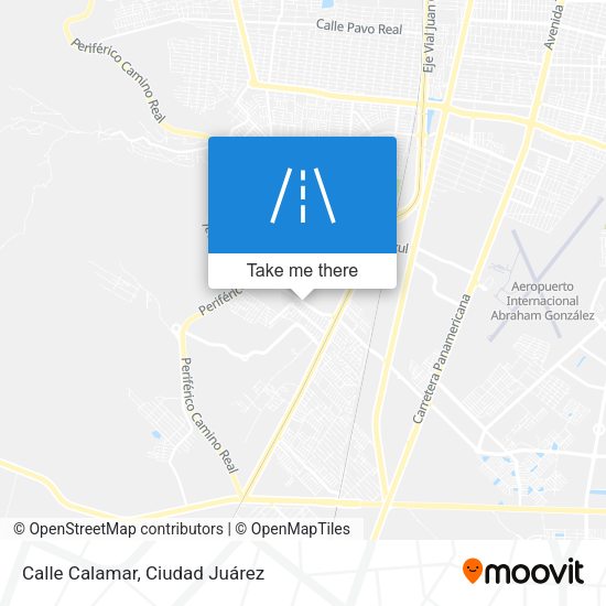 Calle Calamar map