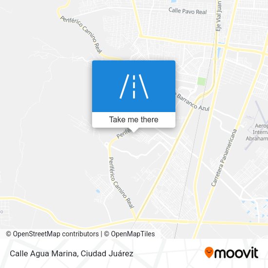 Mapa de Calle Agua Marina