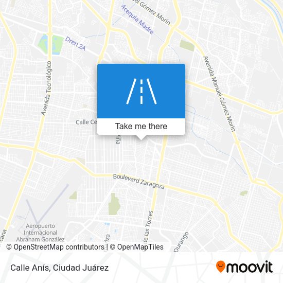 Calle Anís map