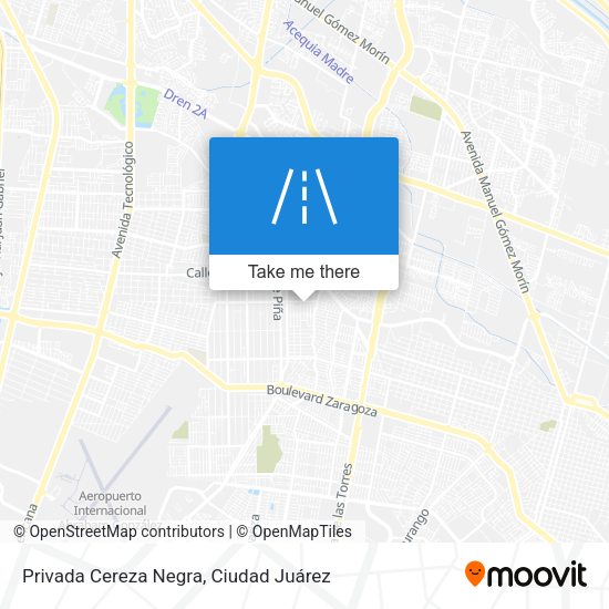 Privada Cereza Negra map