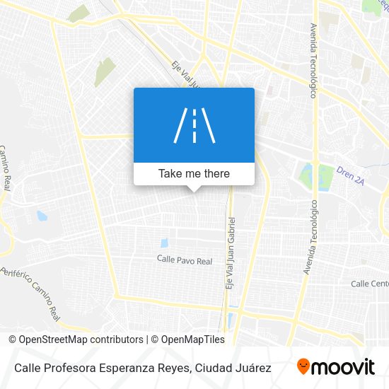 Mapa de Calle Profesora Esperanza Reyes