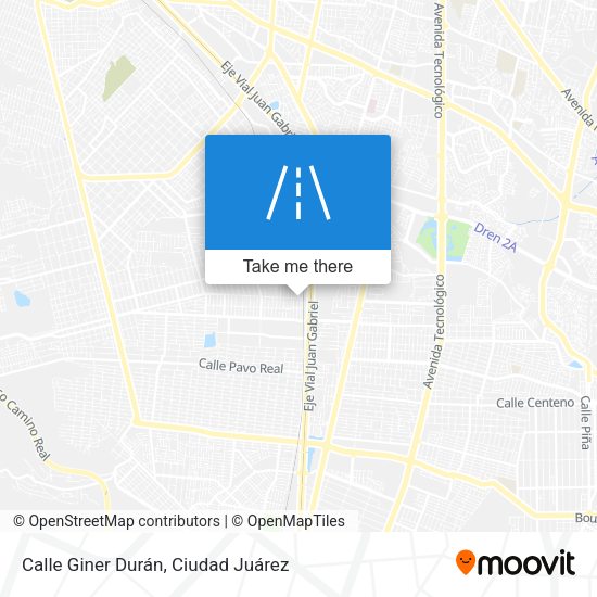 Calle Giner Durán map