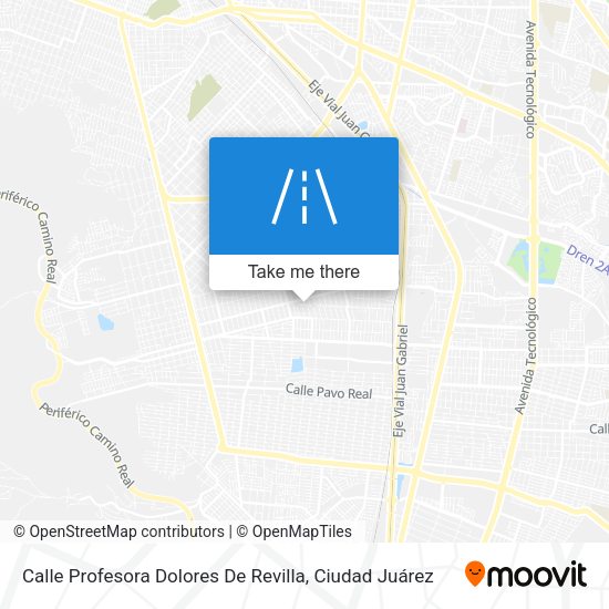 Mapa de Calle Profesora Dolores De Revilla
